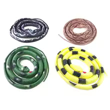 135Cm Realistic Plastic Complicated Toy Fake Snakes Garden Props Prank Halloween Model Gift K61