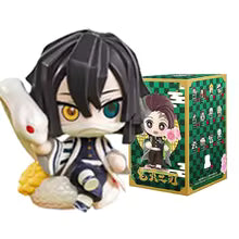 12 pcs Demon Slayer Tanjiro Kamado Nezuko anime cartoon figure blind box creative personalized statue model ornament surprise gift box Sp5