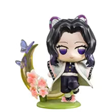 12 pcs Demon Slayer Tanjiro Kamado Nezuko anime cartoon figure blind box creative personalized statue model ornament surprise gift box Sp5