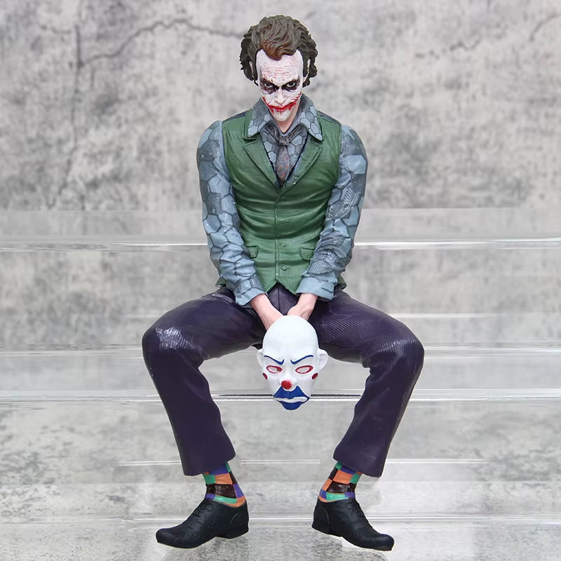 New Joker Heath Ledger Action Figures Car Roof Decoration Portable Wild Mask Statue Model Car Doll Toy Collection Christmas Gift Sp8