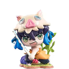12 pcs Demon Slayer Tanjiro Kamado Nezuko anime cartoon figure blind box creative personalized statue model ornament surprise gift box Sp5