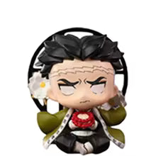 12 pcs Demon Slayer Tanjiro Kamado Nezuko anime cartoon figure blind box creative personalized statue model ornament surprise gift box Sp5