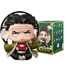 12 pcs Demon Slayer Tanjiro Kamado Nezuko anime cartoon figure blind box creative personalized statue model ornament surprise gift box Sp5