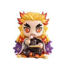 12 pcs Demon Slayer Tanjiro Kamado Nezuko anime cartoon figure blind box creative personalized statue model ornament surprise gift box Sp5
