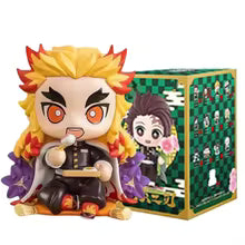 12 pcs Demon Slayer Tanjiro Kamado Nezuko anime cartoon figure blind box creative personalized statue model ornament surprise gift box Sp5