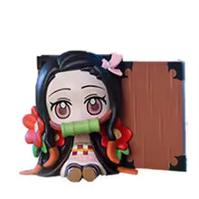 12 pcs Demon Slayer Tanjiro Kamado Nezuko anime cartoon figure blind box creative personalized statue model ornament surprise gift box Sp5