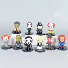 20 Pieces / Set Cartoon The Nightmare Sally Skellington Jack Action Figure Toy Christmas PVC Model Vinyl Figurine Halloween Gift Sp7