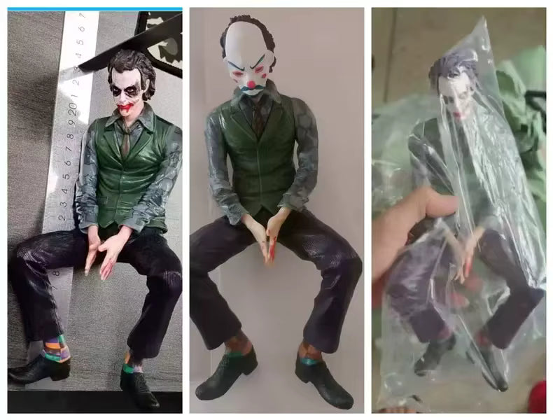 New Joker Heath Ledger Action Figures Car Roof Decoration Portable Wild Mask Statue Model Car Doll Toy Collection Christmas Gift Sp8