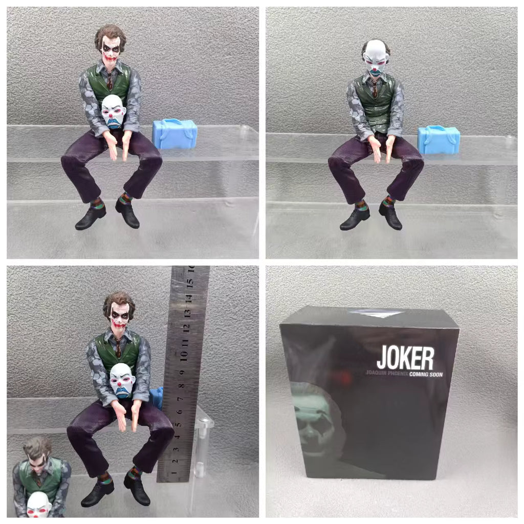 New Joker Heath Ledger Action Figures Car Roof Decoration Portable Wild Mask Statue Model Car Doll Toy Collection Christmas Gift Sp8