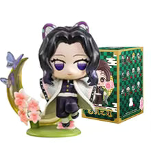 12 pcs Demon Slayer Tanjiro Kamado Nezuko anime cartoon figure blind box creative personalized statue model ornament surprise gift box Sp5
