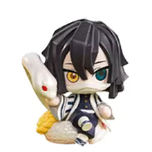 12 pcs Demon Slayer Tanjiro Kamado Nezuko anime cartoon figure blind box creative personalized statue model ornament surprise gift box Sp5